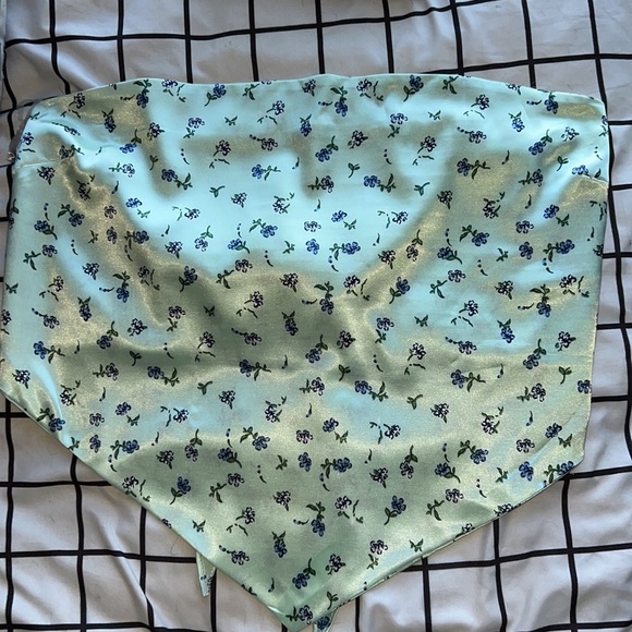 Floral Mint Green top/ from Rue 21 / SIZE XL - Picture 2 of 2